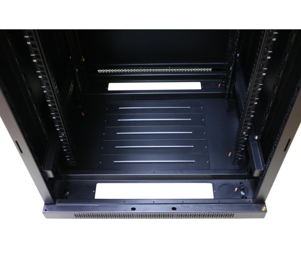Extralink Szafa rack 27U 600x600 czarna stojąca EX.14749 - 598517 - zdjęcie 9